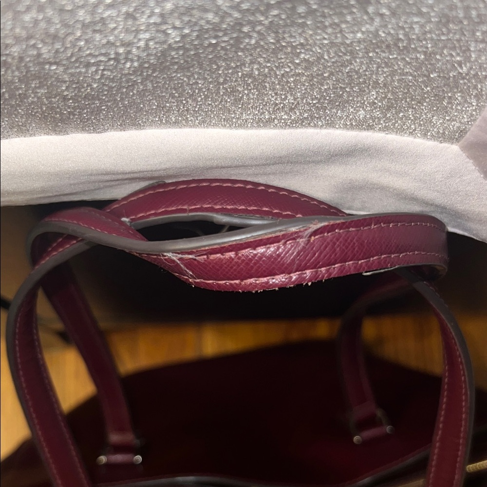 Kate Spade Burgundy Tote Bag - Picture 7 of 9
